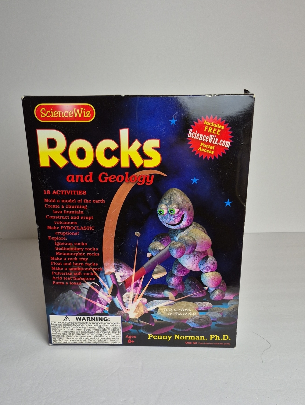 ScienceWiz Rocks and Geology Kit - Colorful Box Art
